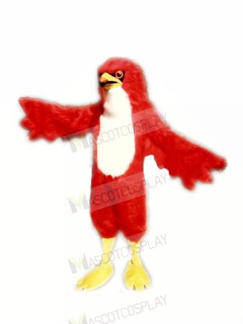 Fierce Red Hawk Mascot Costumes Adult 