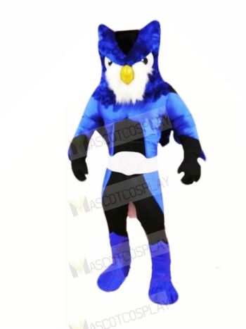 Hero Blue Owl Mascot Costumes Cartoon	