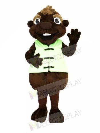 Chocolate Beaver Mascot Costumes