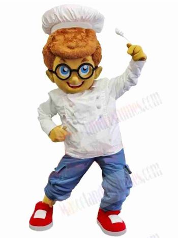 Junior Chefs Kid Chef Boy Mascot Costume