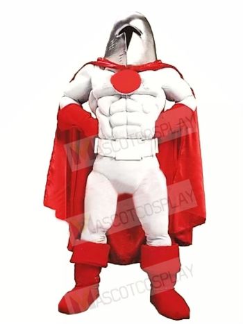 Power Muscular Warrior Mascot Costume 