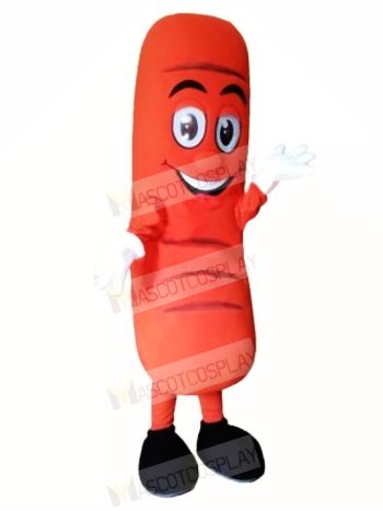 Happy Hot Dog Mascot Costume 