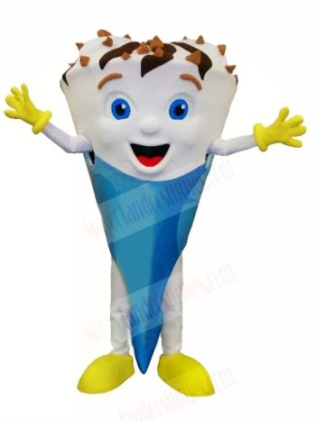 Happy Lightweight Ice Cream Mascot Costume Free Shipping 
