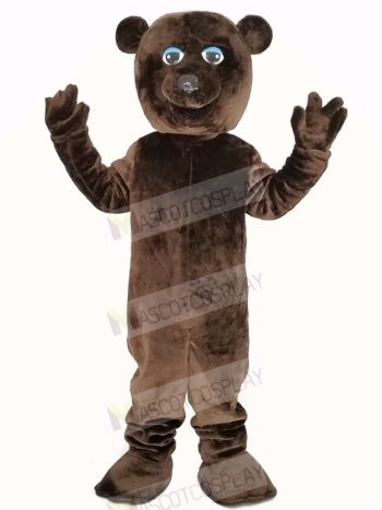 Cool Brown Bear Mascot Costume