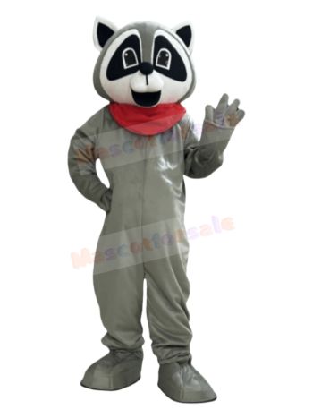 Raccoon mascot costume