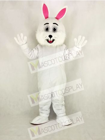 Easter Bunny Rabbit with Glasses Mascot Costume Cartoon	