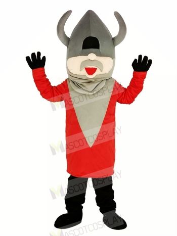 Madcap Viking with Red Coat Mascot Costume People