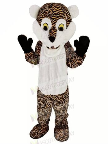 White Beard Tiger Mascot Costume Animal