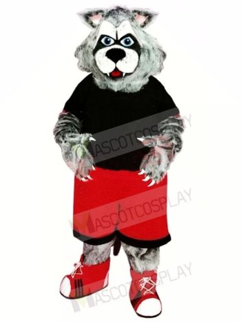 Sporty Wolverine Mascot Costume 
