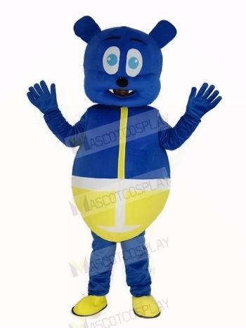 Blue Bear Monster Mascot Costume Cartoon