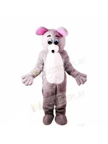 Grey Mouse Lightweight with Blue Eyes Mascot Costumes Cartoon