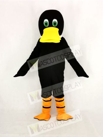 Black Duck Duckbill Mascot Costume Cartoon