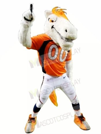 Mustang Horse Broncos Mascot Costume 