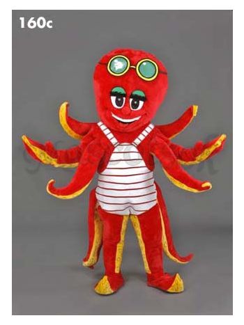 New Octopus Costume Plush Mascot