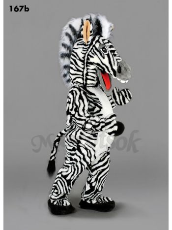 New Zebra Costume - Custom Mascot