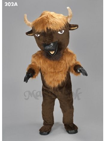 New Bison Buffalo Mascot Costume