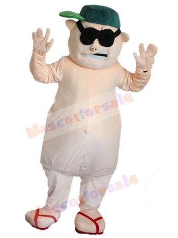 Fat Man mascot costume