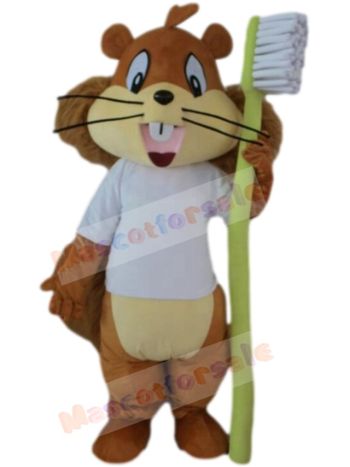Squirrel mascot costume
