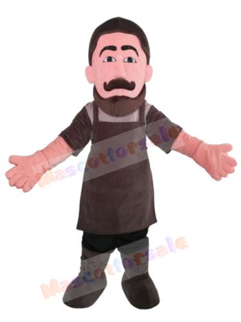Barber mascot costume