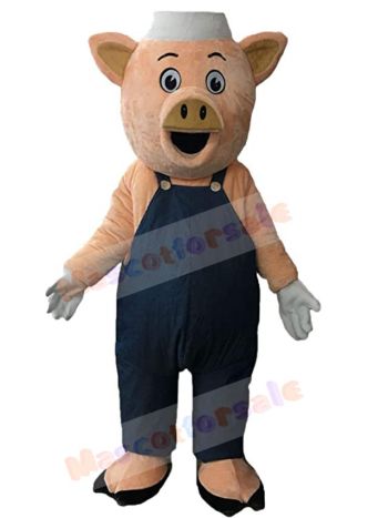 Pig mascot costume