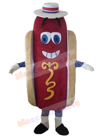 Hotdog mascot costume