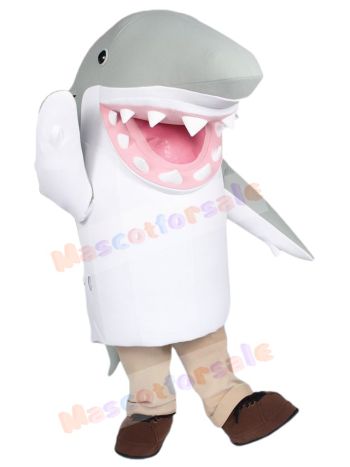 Shark mascot costume