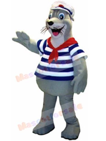 Whiskers Seal mascot costume