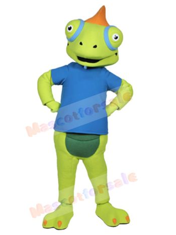 Covington Lizard mascot costume