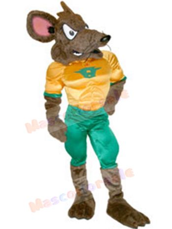 Huron Rat mascot costume
