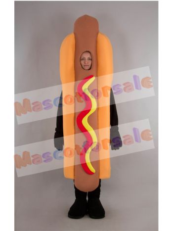 Hot Dog Mascot Costume