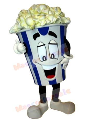 Popcorn mascot costume