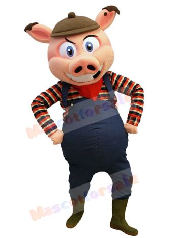 Pig mascot costume