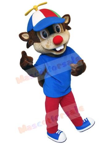 Squirrel mascot costume