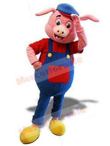 Pig mascot costume