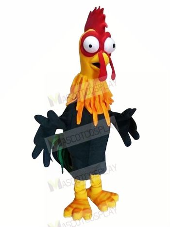 Rooster with Big Eyes Mascot Costumes Cartoon