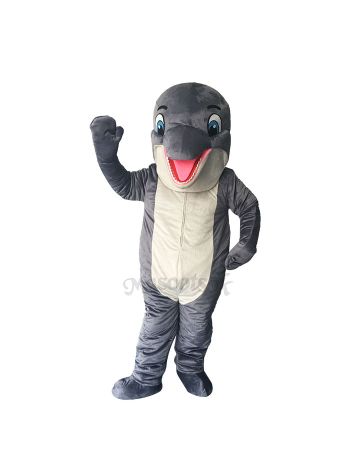 New Lovely Grey Dolphin Mascot Costume