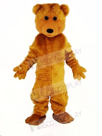 Brown Foolish Bear Mascot Costume