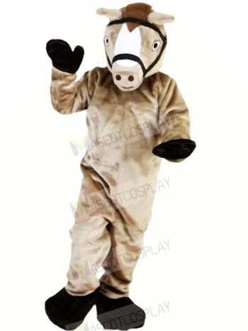 Professional Grey Horse Mascot Costumes Cartoon	
