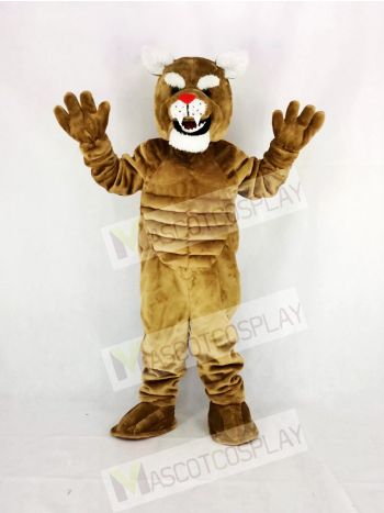 Power Brown Cougar Mascot Costume College