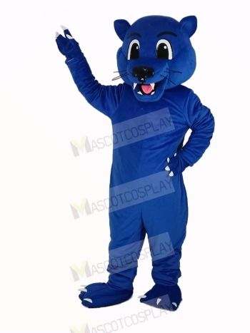 Blue Panther Leopard Mascot Costume Animal