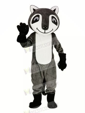 Gray Raccoon Mascot Costume Animal