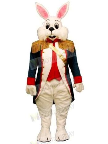 Colonel Wendell Rabbit Easter Bunny Mascot Costume