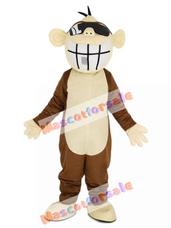 Brown Funny Monkey Mascot Costume Animal