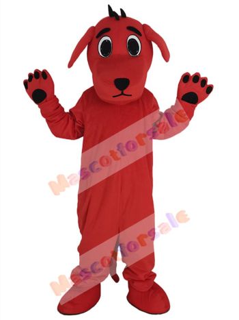 Funny Red Dog Mascot Costume Animal