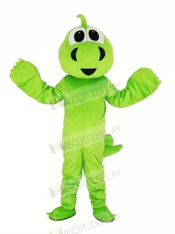 Grass Green Dinosaur Adult Mascot Costume Cartoon