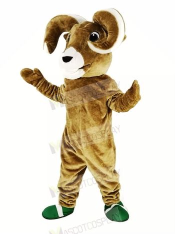 Sport Brown Ram Mascot Costume