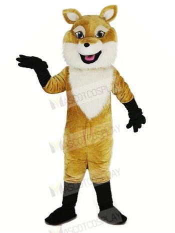 Brown Fox Mascot Costume Animal