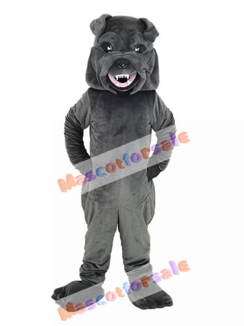 Black SharPei Dog Mascot Costume Animal