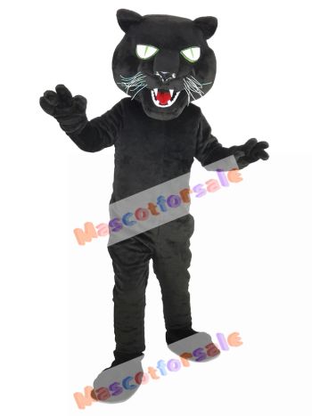 Black Panther with Long Beard Mascot Costume Animal