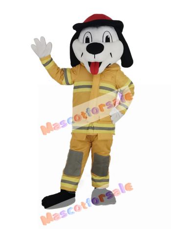 Fire Department Dog Mascot Costume Animal